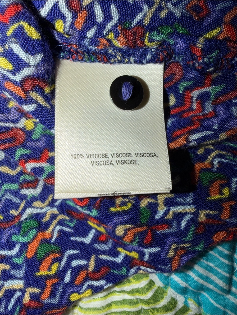 Maeve Multicolor Knit Button-Front Tank - Navy Base - Picture 3 of 4